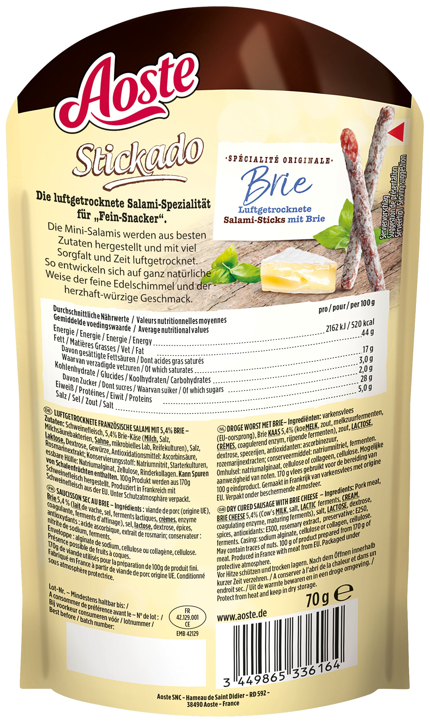 STICKADO BRIE