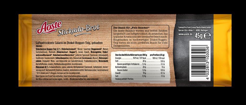 STICKADO BROT CLASSIQUE