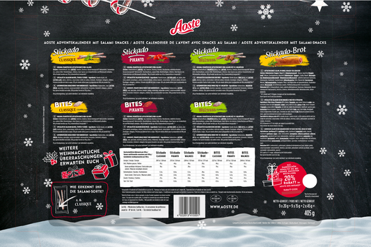 Aoste  Salami Adventskalender 2025 [Vorbestellung]